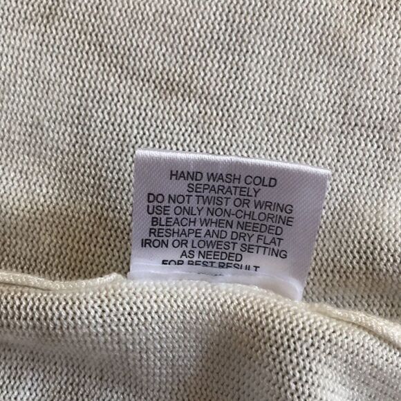 Theo & Spence long cream and latte long sweater - Picture 7 of 15